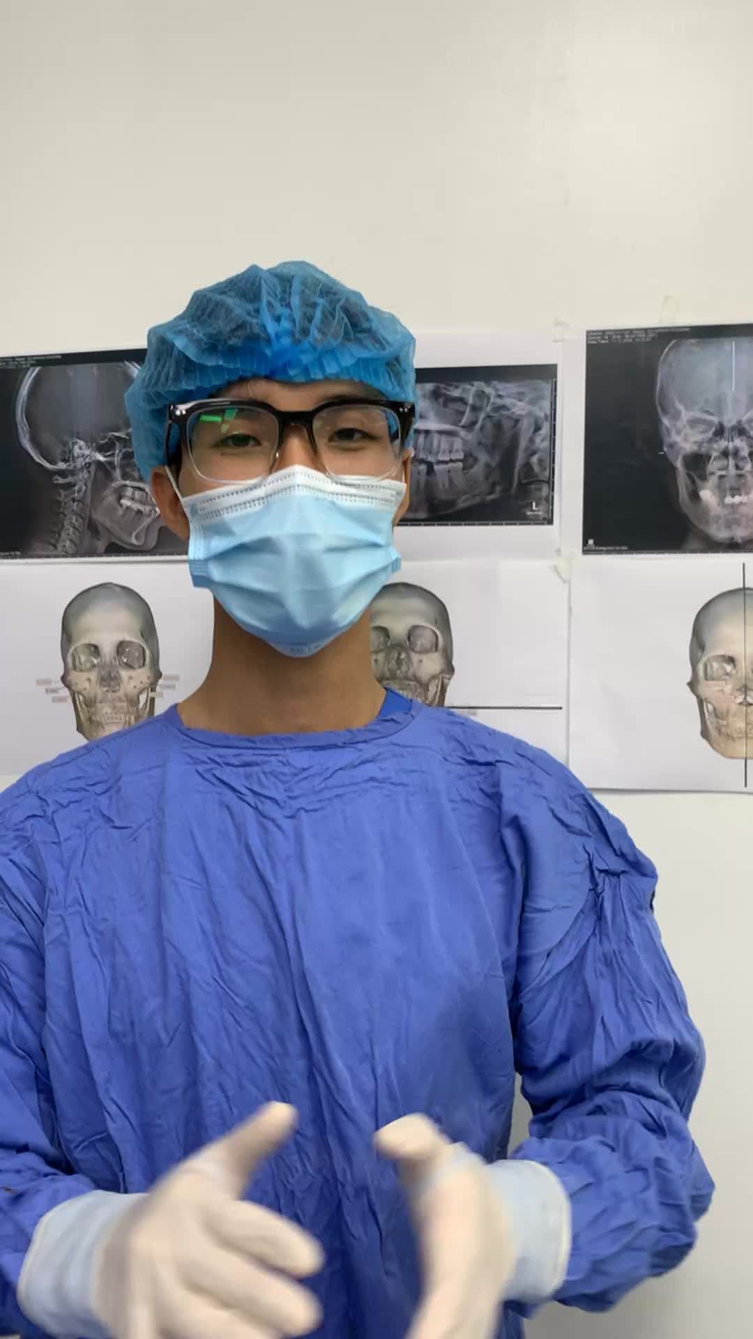 kết quả  xương gò má, xương góc hàm to bạnh được các bác sỹ tại bệnh viện thẩm mỹ Kangnam lấy ra cho khách hàng.